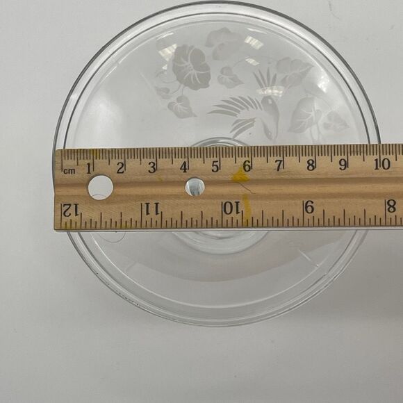 AVON Lot Set of 4 Lead Crystal Wine Goblet Glass Bell Candlestick Holders Footed - Picture 16 of 16